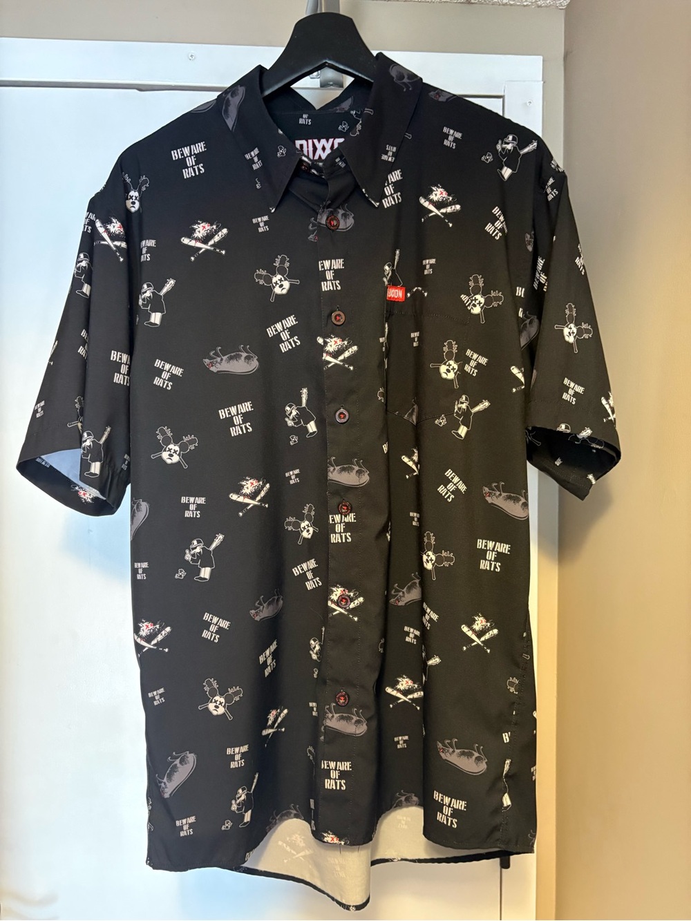 Mens DIXXON Button-Up Party Shirt